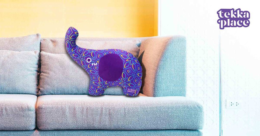 Tekka Place Elephant Cushion